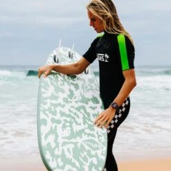 SURF SOFTECH BOMBER FCS II VERT/BLANC