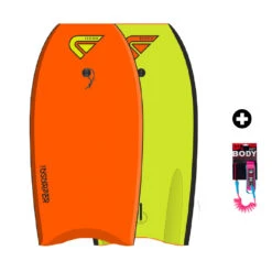 BODYBOARD FLOOD USURPER ORANGE/VERT 42'