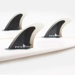 AILERONS SURF FCS II REACTOR PC MEDIUM CHARCOAL/BLACK SET DE 3