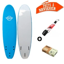 Surf ALDER Surfworx Base Mini Malibu Bleu + Leash + Wax