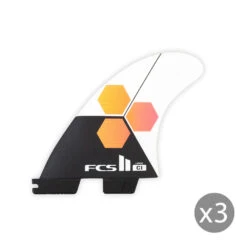 Ailerons SURF FCS II CHANNEL ISLANDS PERFORMER Medium Blanc Set De 3