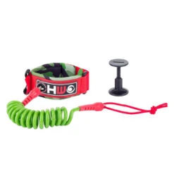 LEASH BODYBOARD HOWZIT VERT/ROUGE -Surf sans titre 70 21 01 2020 12 06 55