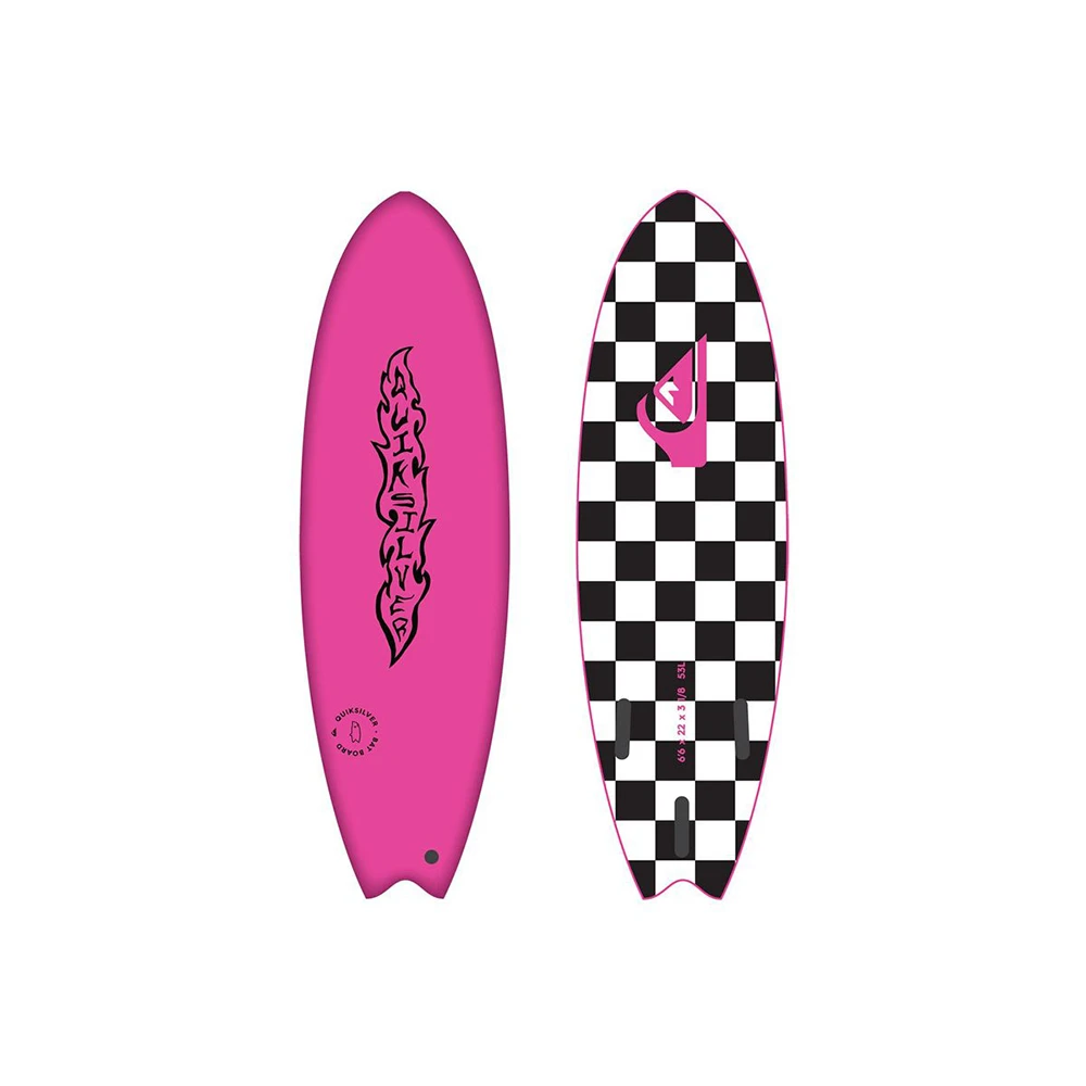 Surf Mousse Quiksilver SOFT BAT Rose + Leash + Wax – Image 4