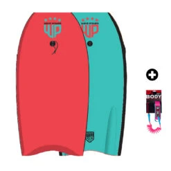 BODYBOARD WOOP EPS WAVE POWER ROUGE/BLEU